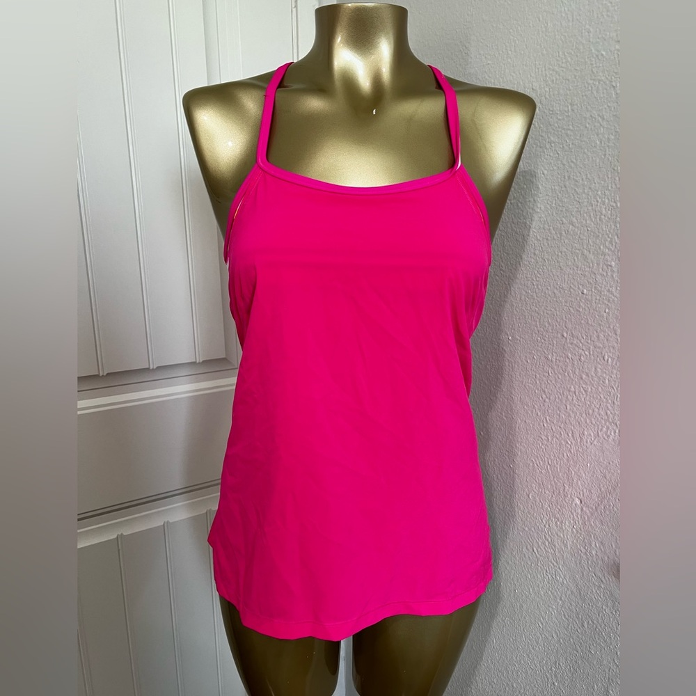 Women’s Hot Pink Strappy Tank Top